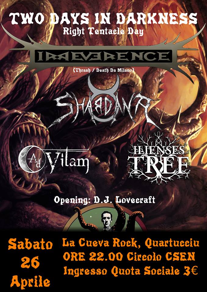 Cueva live shardana 26-04